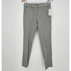 NWT Amanda + Chelsea Womens 4 Slim Fit Chloe Stretch Pant Houndstooth New